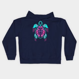 Ultraviolet Turtle Kids Hoodie